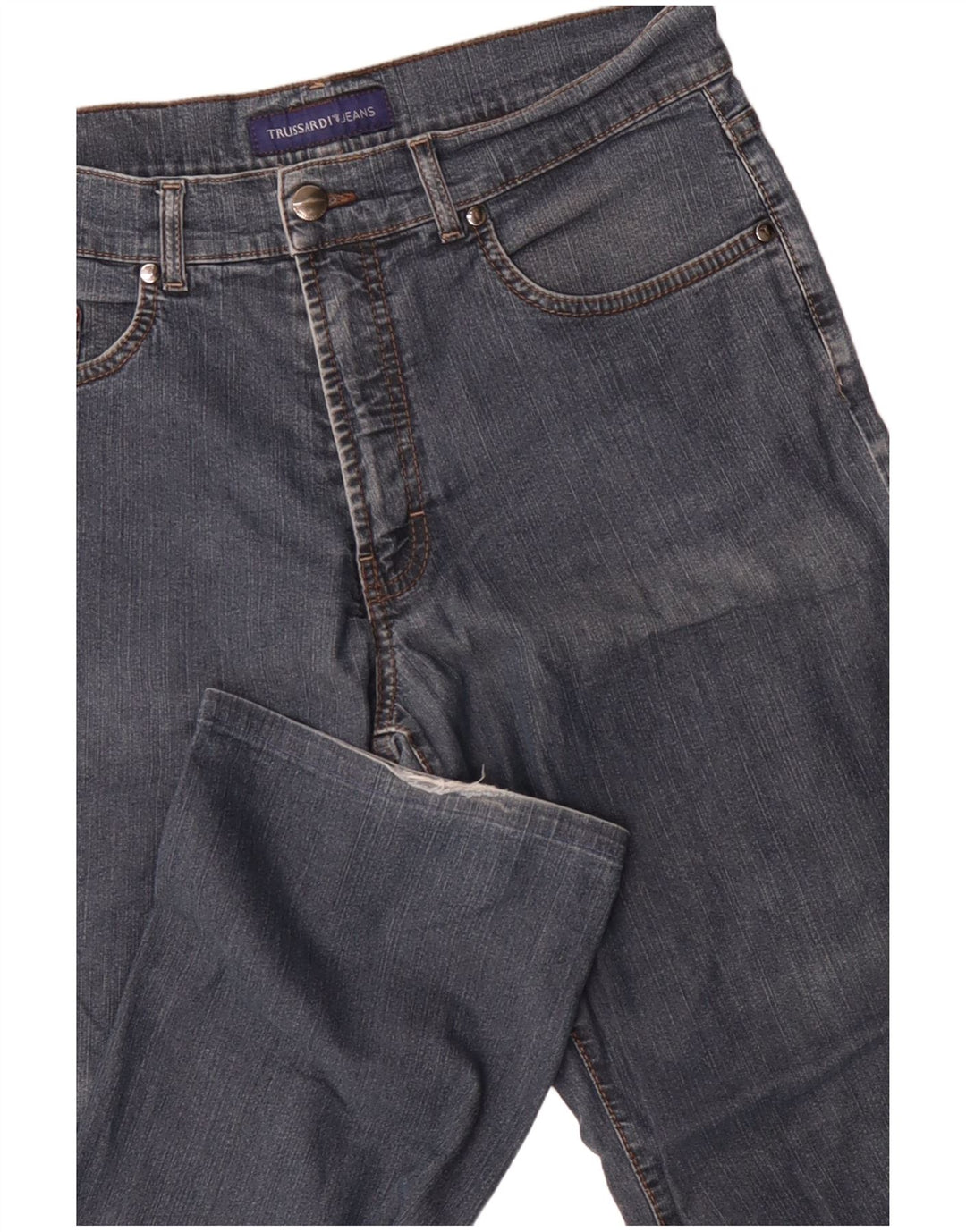 Trussardi Blugi drepti pentru bărbați IT 49 Medium L33 L30 Bumbac albastru