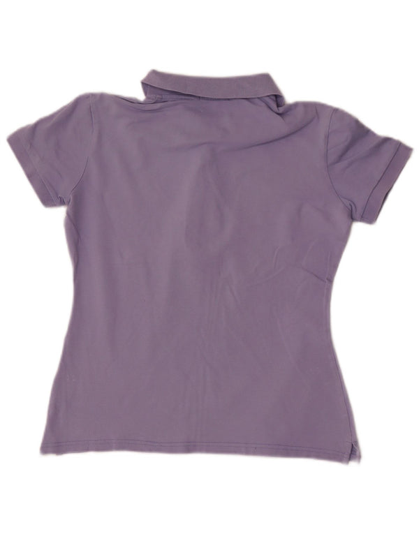 Tricou polo Geox pentru femei, cu croială regulată, UK 10, violet mic