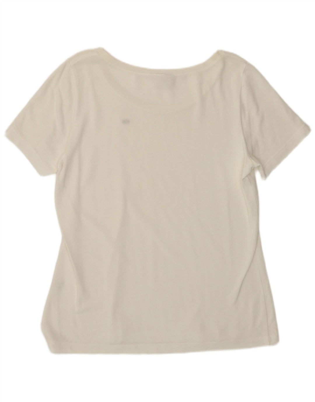 Tricou pentru femei Lacoste Top Marimea 44 Mare Bumbac Alb
