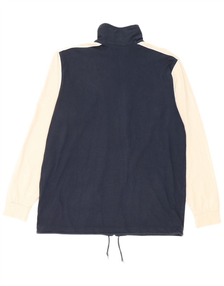 Jachetă de trening pentru bărbați Kappa, mare, albastru, bumbac color bloc