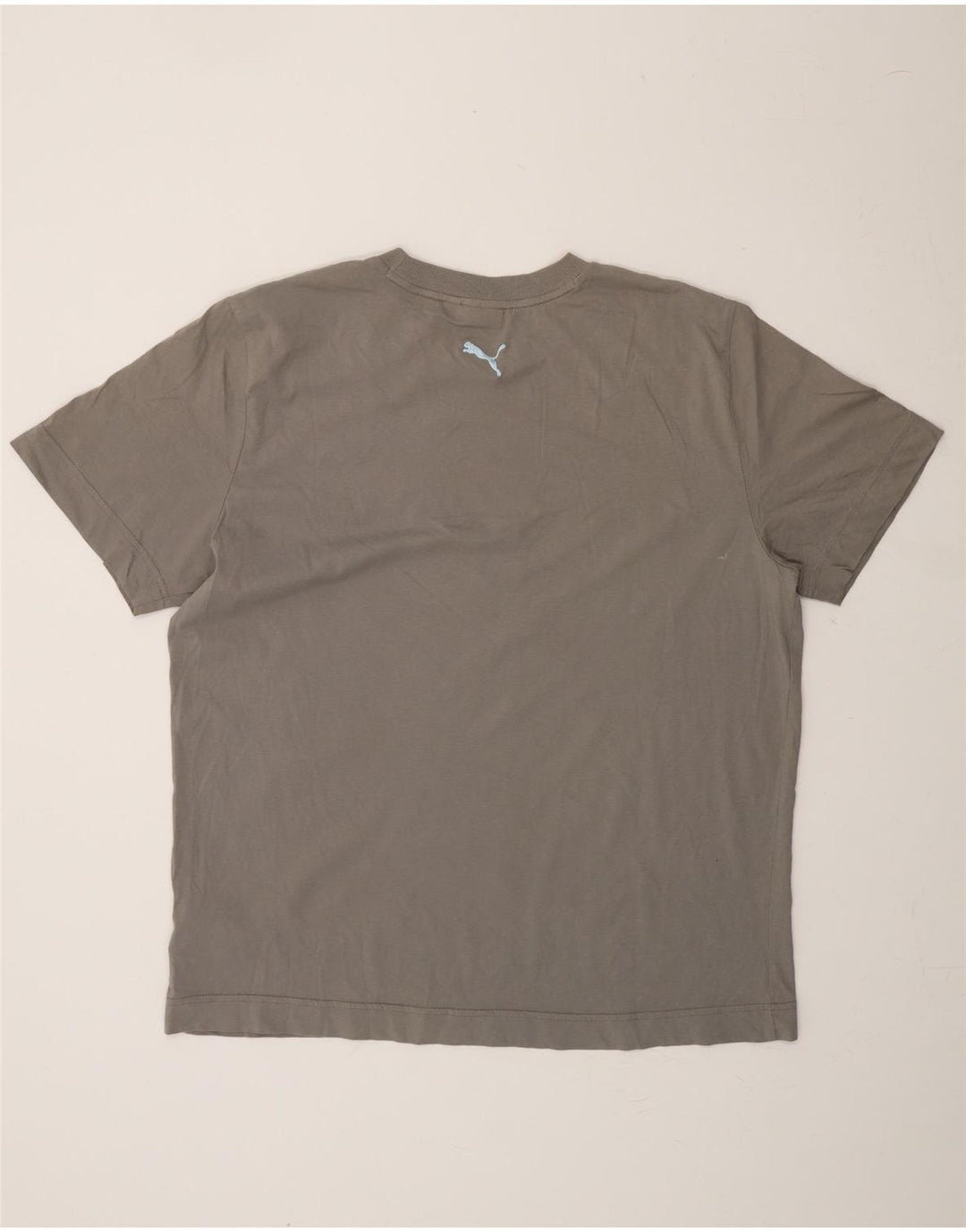 PUMA Mens Graphic T-Shirt Top XL Grey Cotton Vintage Puma and Second-Hand Puma from Messina Hembry 