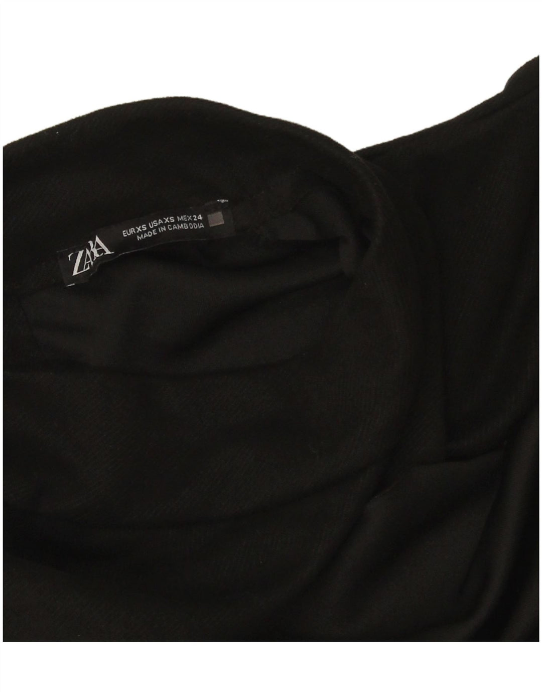 Rochie Schimbată Femei Zara UK 6 XS Negru