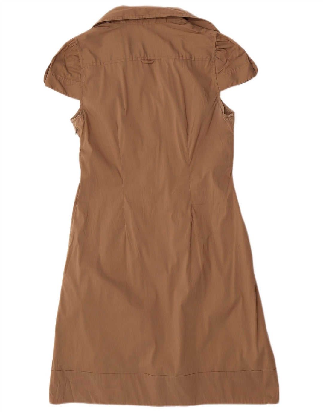 BCBGMAXAZRIA Rochie A-Line pentru femei UK 12 Bumbac mediu bej