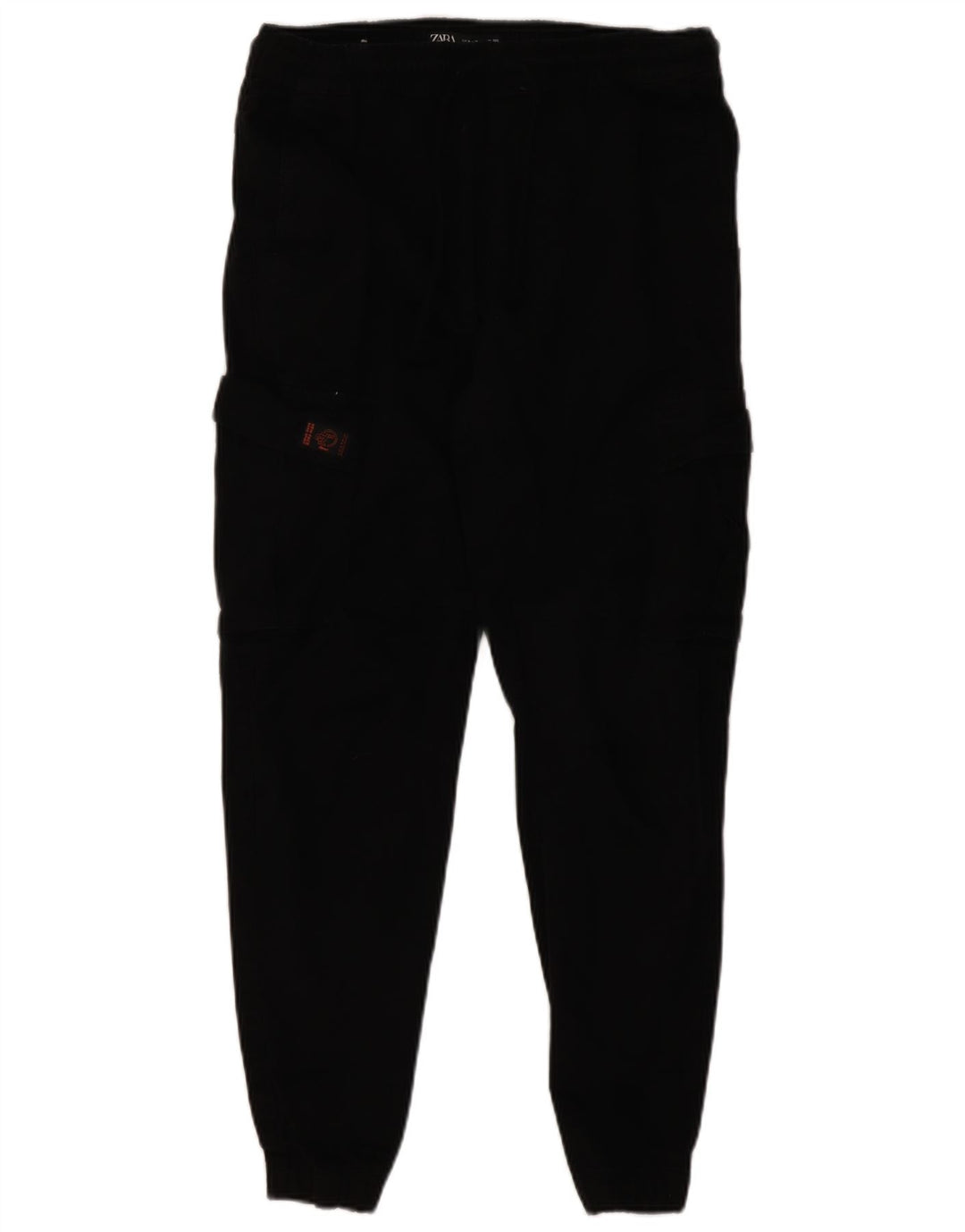 Pantaloni cargo pentru bărbați Zara Joggeri Mediu L30 L27 Bumbac negru