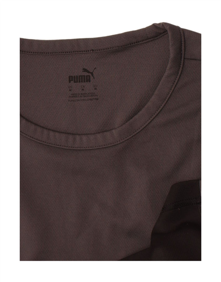 Tricou pentru bărbați Puma Top Medium Gri Colorblock
