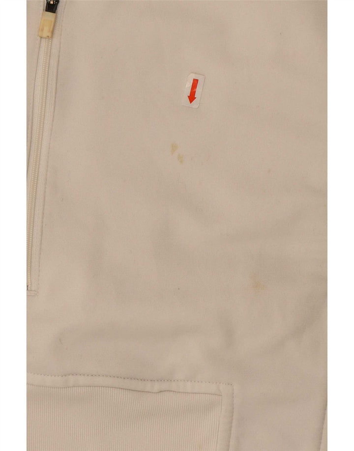 Jachetă de trening pentru bărbați Adidas UK 38/40 Medium White Colorblock