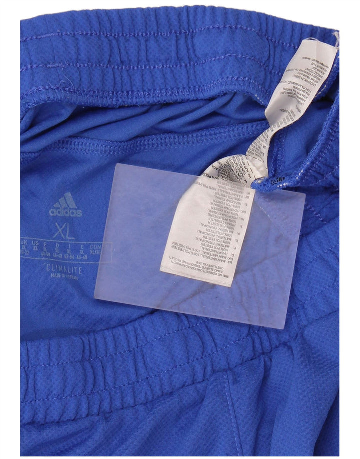 Pantaloni scurți sport Climalite ADIDAS pentru femei UK 20/22 XL poliester albastru
