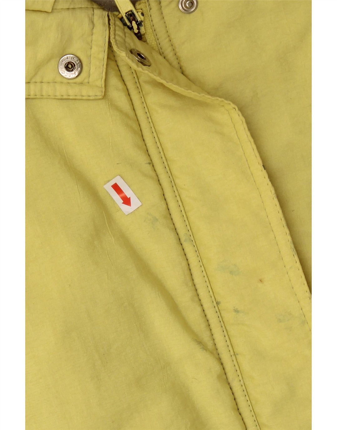 VINTAGE Womens Bomber Jacket IT 42 Medium Yellow Polyamide Vintage Vintage and Second-Hand Vintage from Messina Hembry 