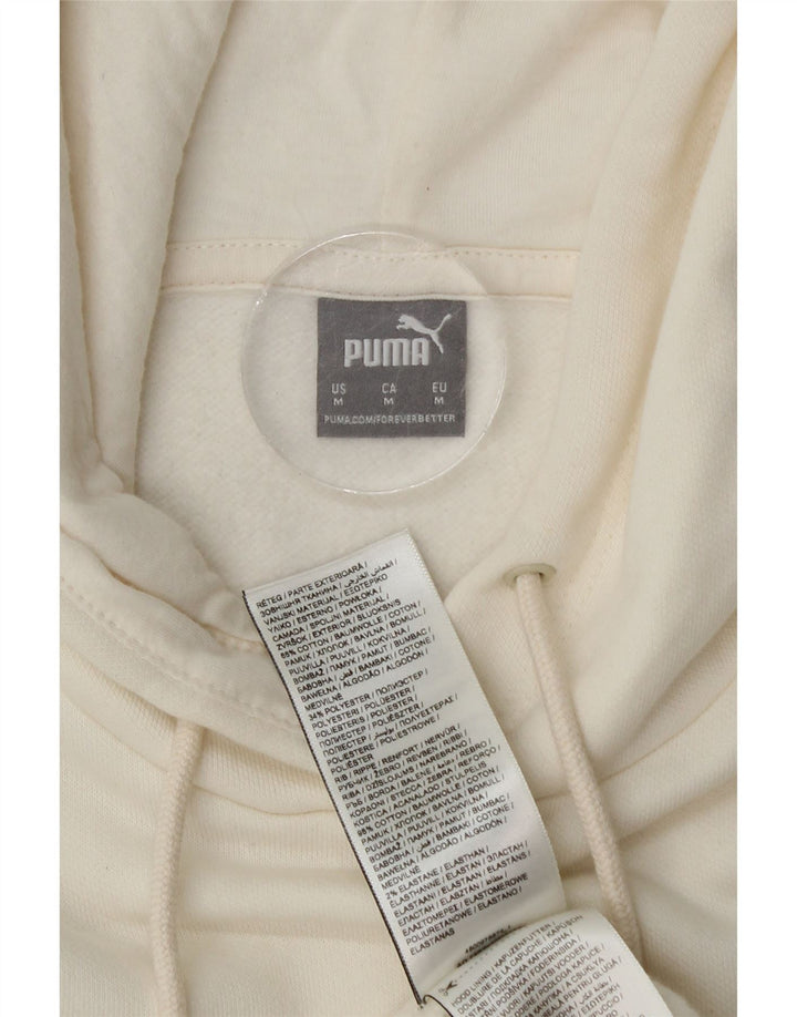 Pulover Puma pentru femei, UK 14, bumbac alb mediu