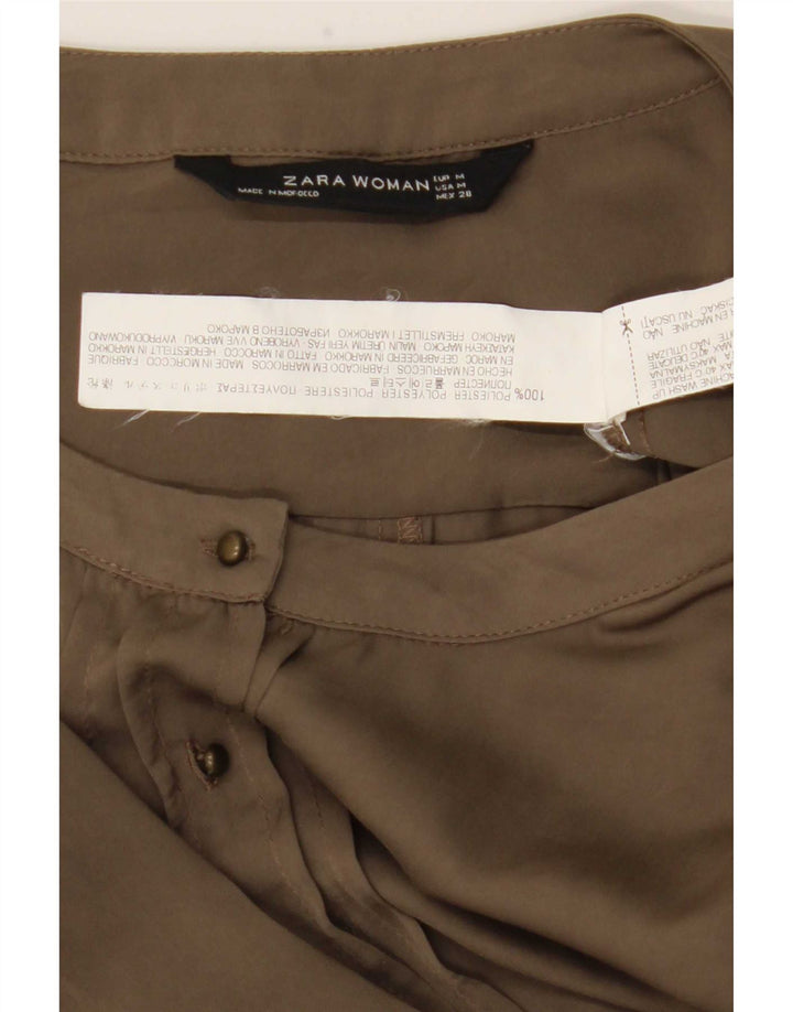Costum pentru femei Zara UK 14 Medium Kaki Poliester