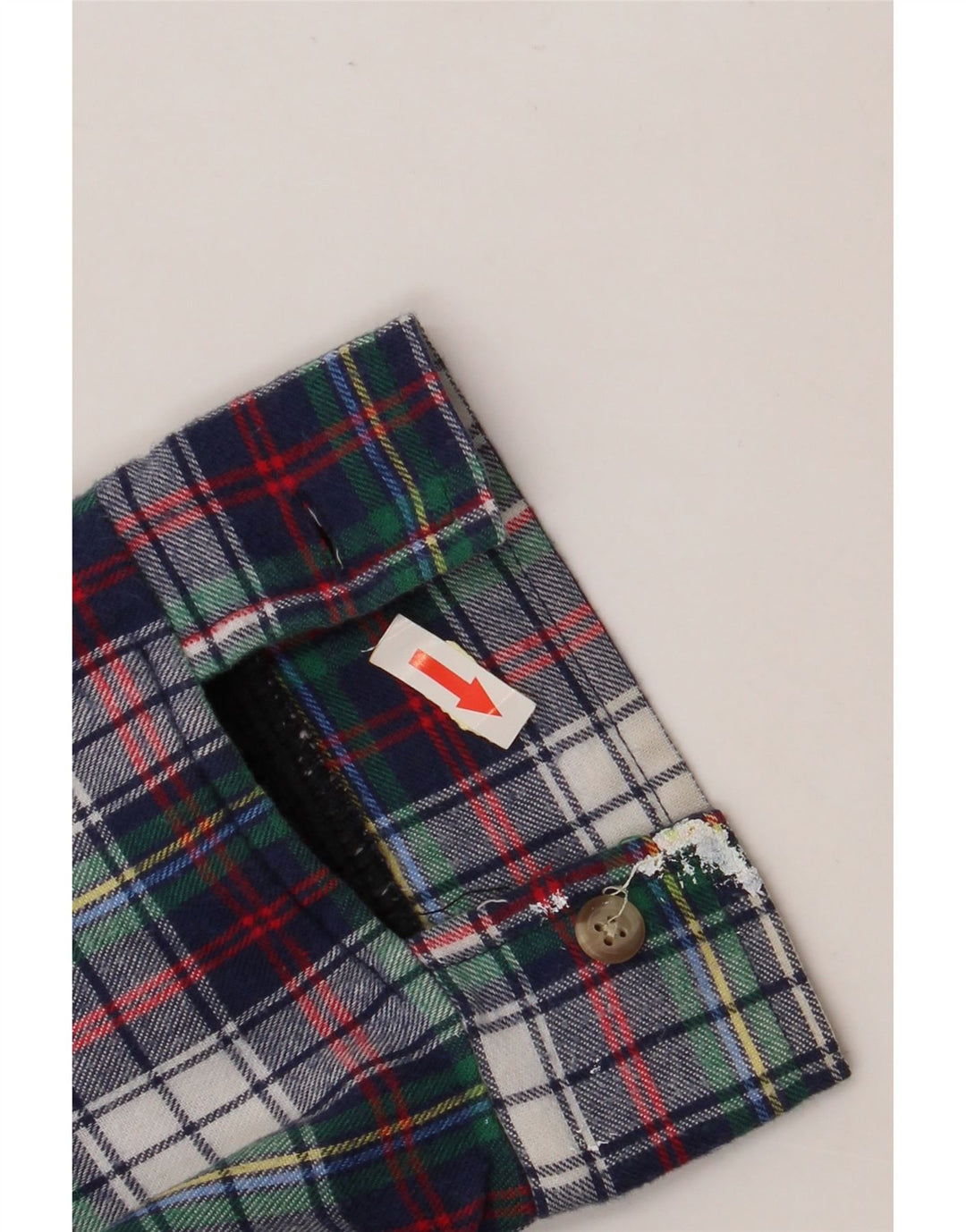 Cămașă de flanel pentru bărbați WOOLRICH, cu carouri mari bleumarin