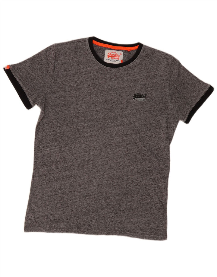 Tricou Superdry pentru bărbați Top mare, gri cu pete