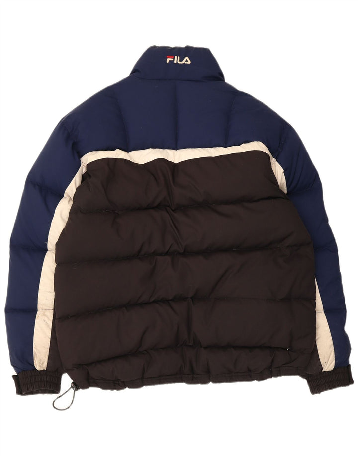 Jachetă căptușită pentru bărbați Fila UK 36, negru, poliester color bloc