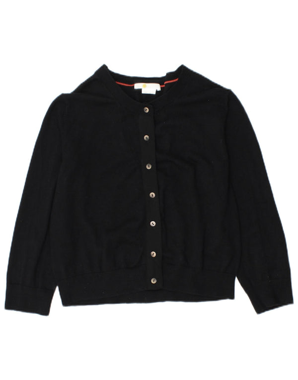 Jumper Bolero Boden pentru femei cu mâneci 3/4 UK 14, bumbac mediu negru