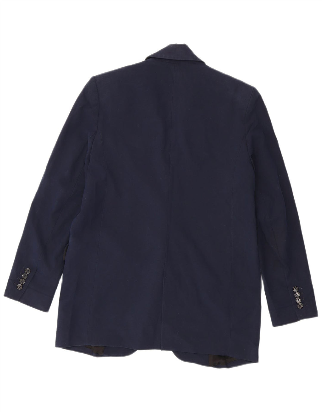 Sacou blazer pentru femei Zara cu 1 nasture UK 6 XS Poliester bleumarin