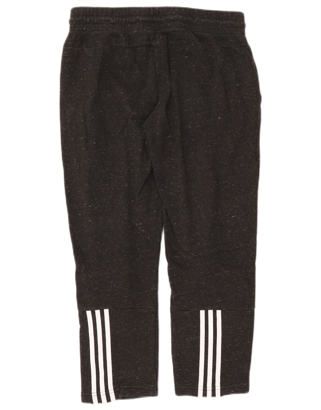 Pantaloni de trening ADIDAS Crop pentru femei Marea Britanie 12/14, bumbac cu pete gri mediu