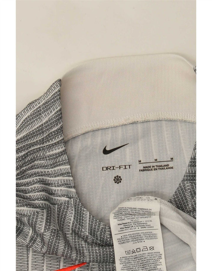 Tricou pentru bărbați Nike Top Mediu Gri Poliester cu dungi
