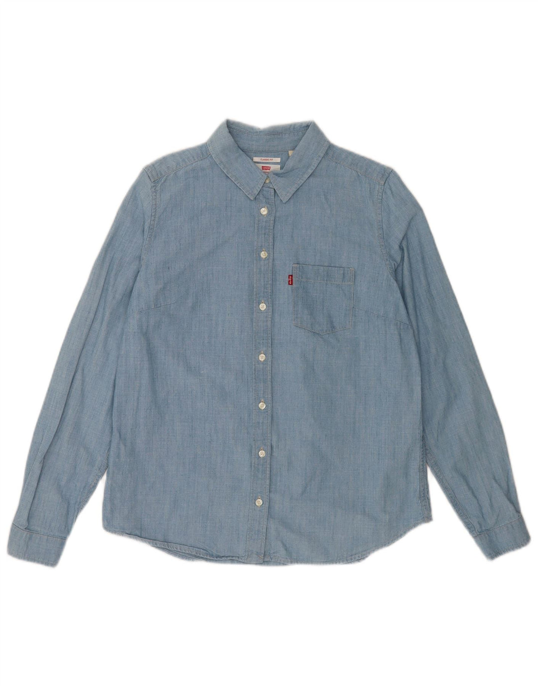 Cămașă Levi's Classic Fit UK 14 Bumbac albastru mediu