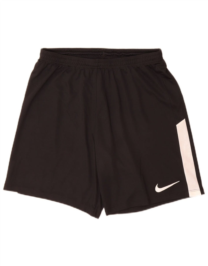 Pantaloni scurți sport Nike Dri Fit pentru bărbați, negru mediu, poliester color
