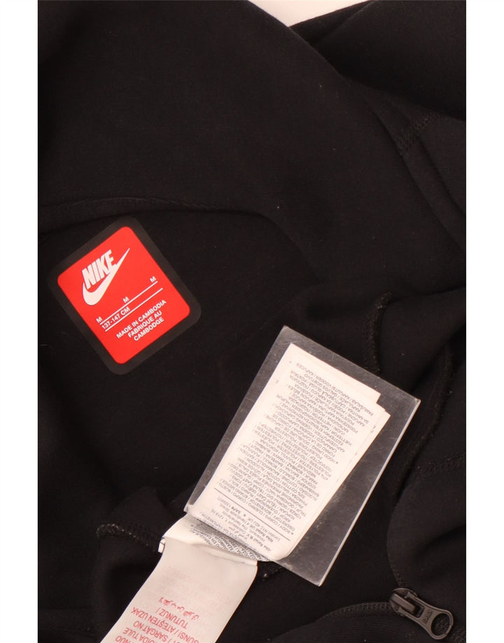 Pulover Nike pentru băieți, cu fermoar, 10-11 ani, bumbac negru mediu