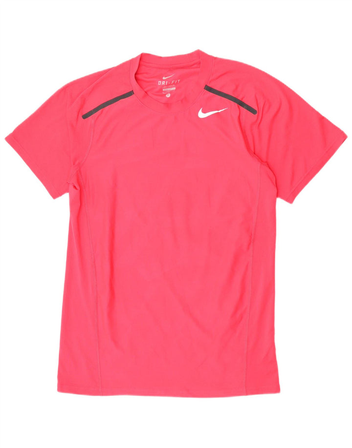 Tricou NIKE Dri Fit pentru bărbați Top mic, roz, poliester