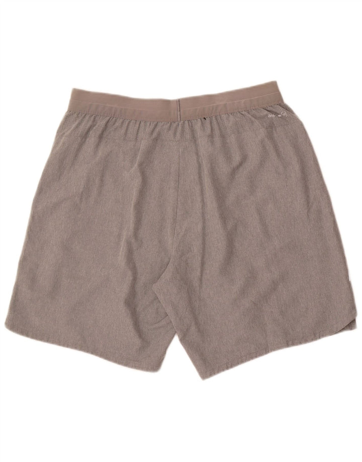 Pantaloni scurți sport Russell Athletic pentru bărbați, mari, gri, poliester