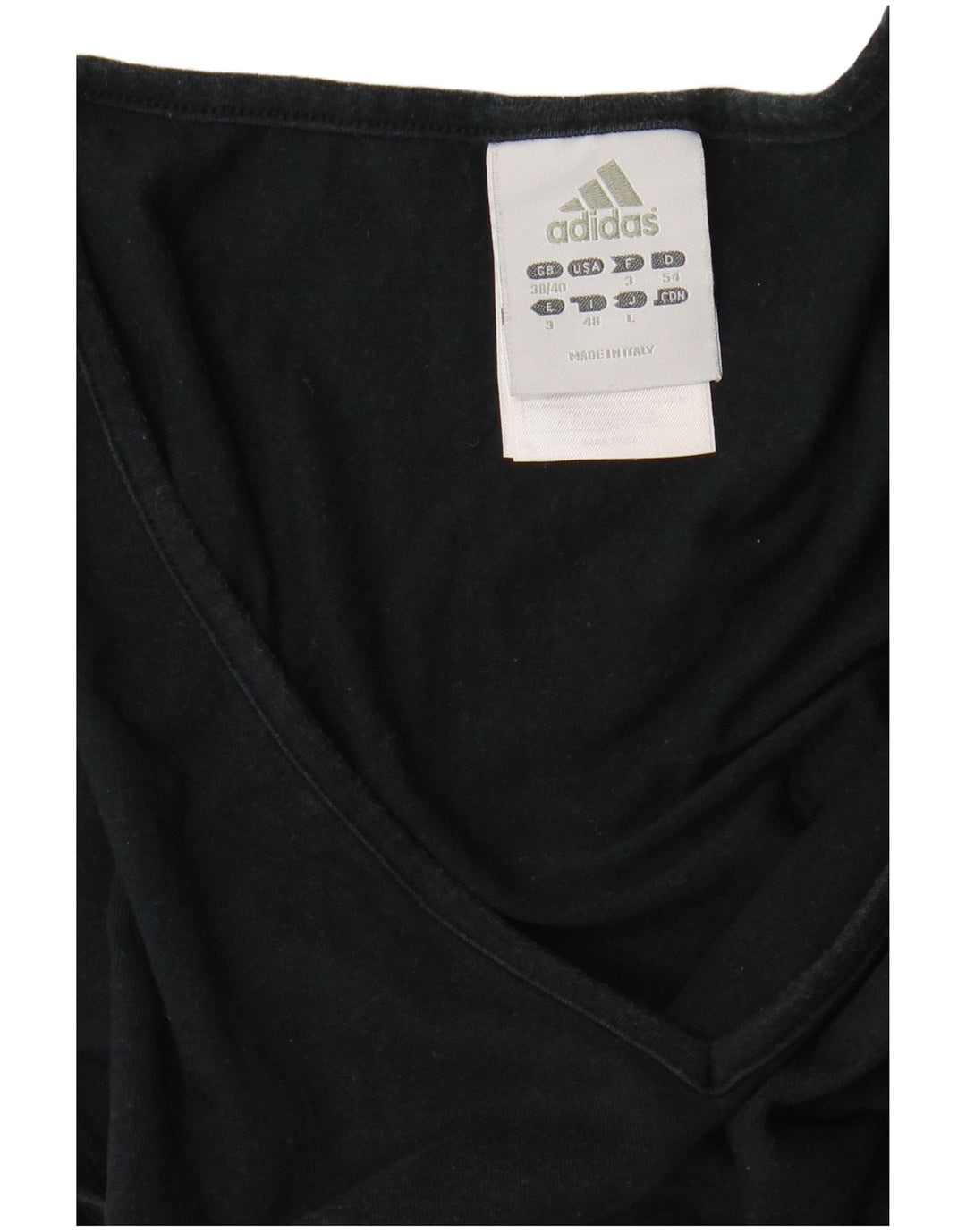 ADIDAS Tricou pentru femei Top UK 10 Small Black Bumbac