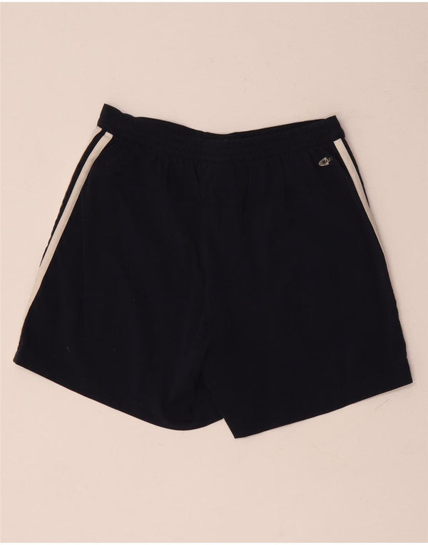 Pantaloni scurți casual Adidas Climalite pentru femei UK 10 Small W26 Bleumarin Poliamidă