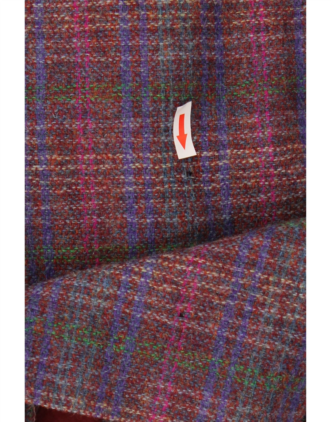 Fusta Midi Pitlochry pentru femei UK 14 Medium W30 Lână cu carouri multicolore