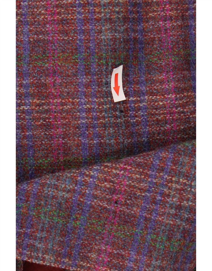 Fusta Midi Pitlochry pentru femei UK 14 Medium W30 Lână cu carouri multicolore