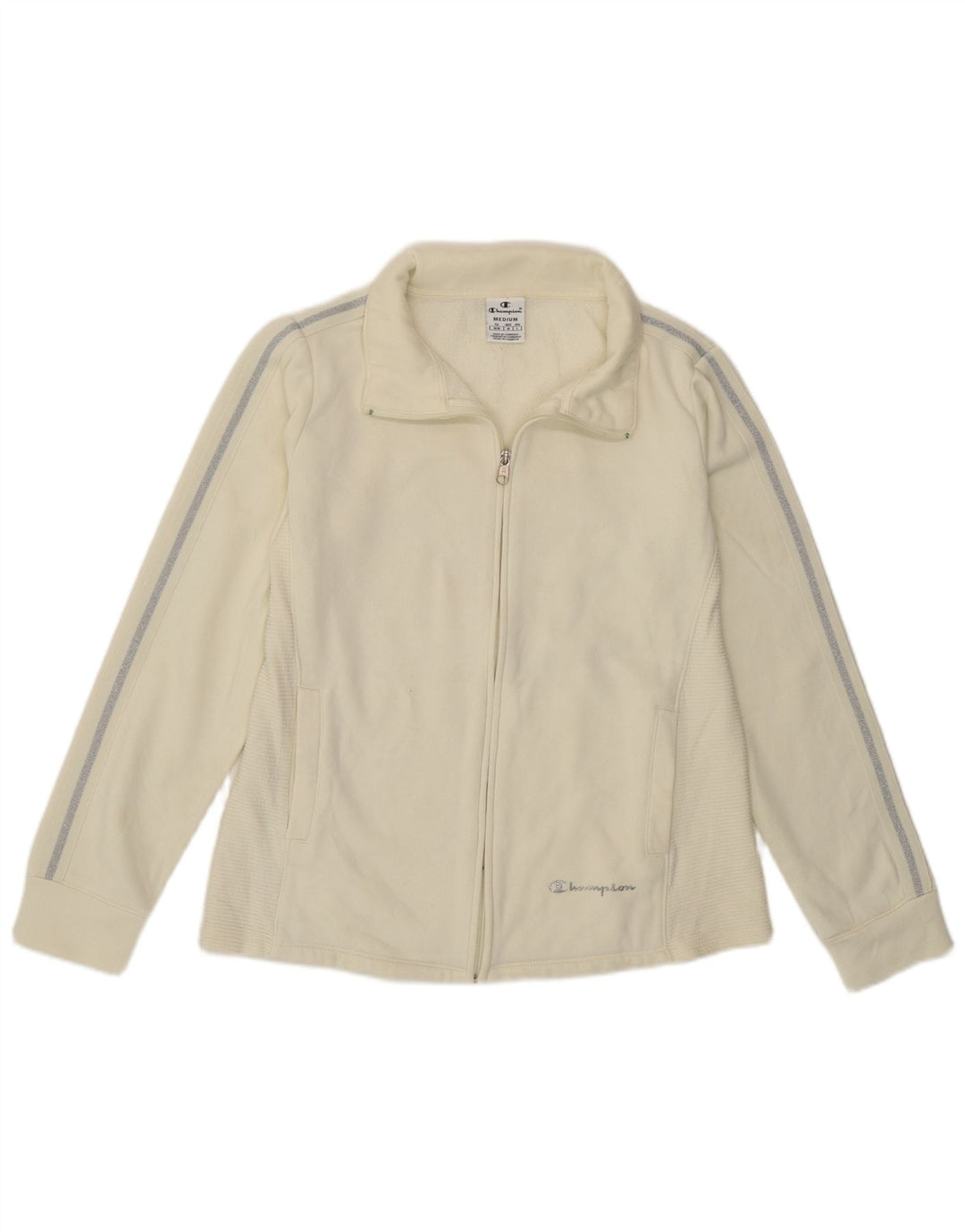 Jachetă de trening pentru femei Champion UK 14 Medium Off White