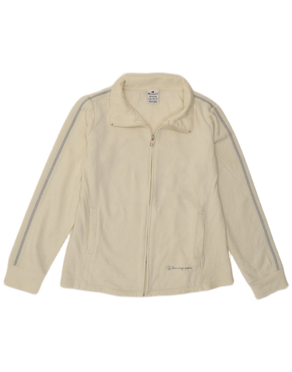 Jachetă de trening pentru femei Champion UK 14 Medium Off White