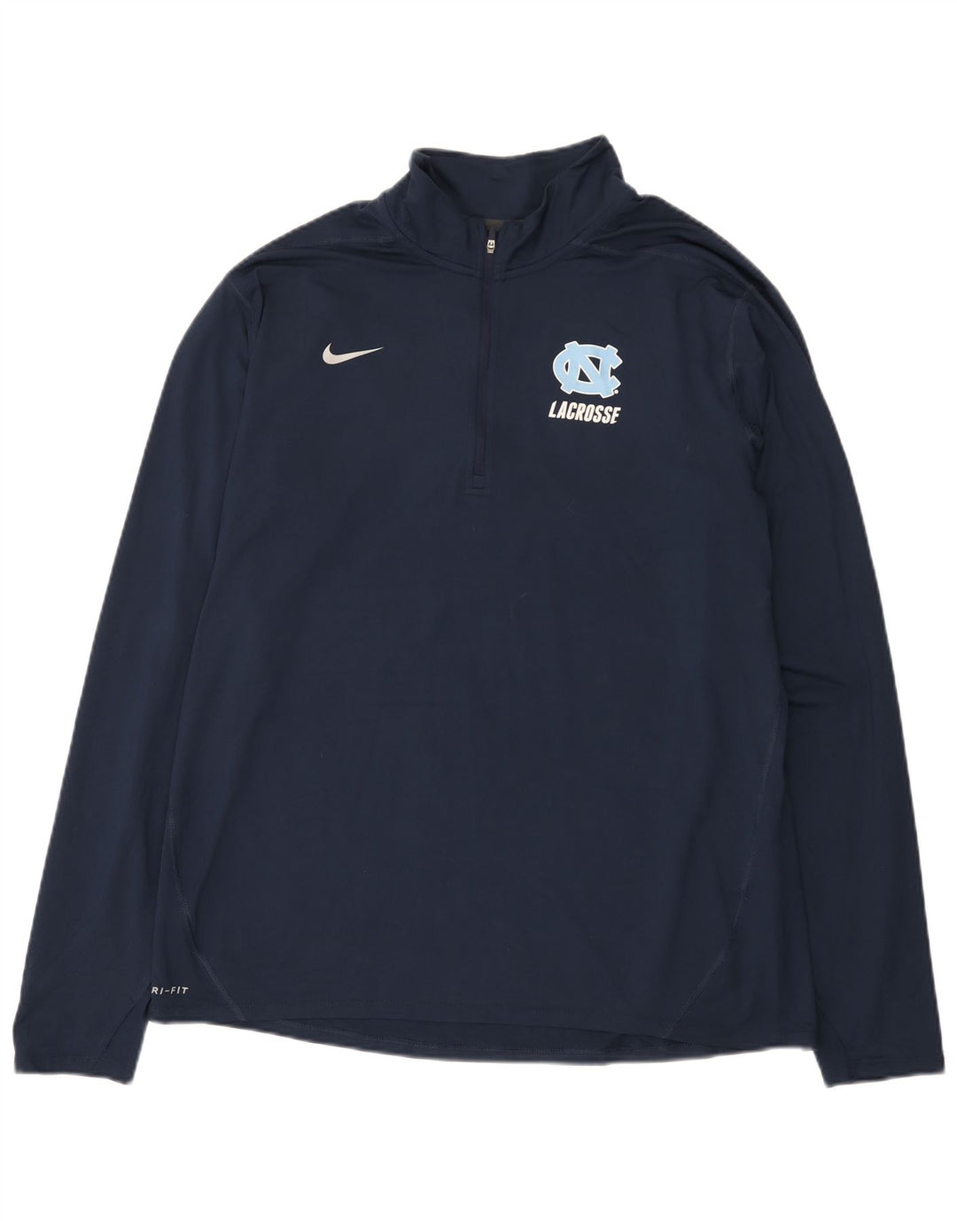 Top de trening Nike pentru bărbați Dri Fit Graphic Zip Neck Pullover XL Bleumarin