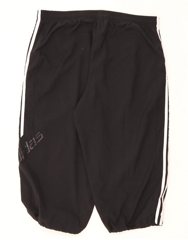 Pantaloni de trening pentru bărbați Adidas Graphic Capri Pantaloni de jogging, mari, negru, poliester