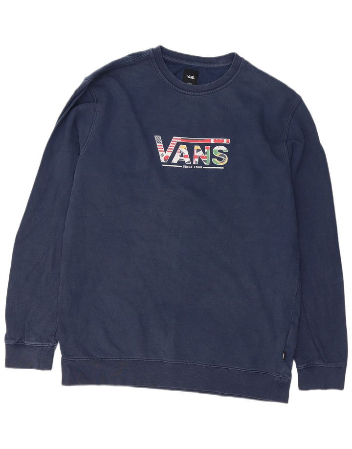 Hanorac grafic pentru bărbați Vans Jumper XL Bumbac bleumarin