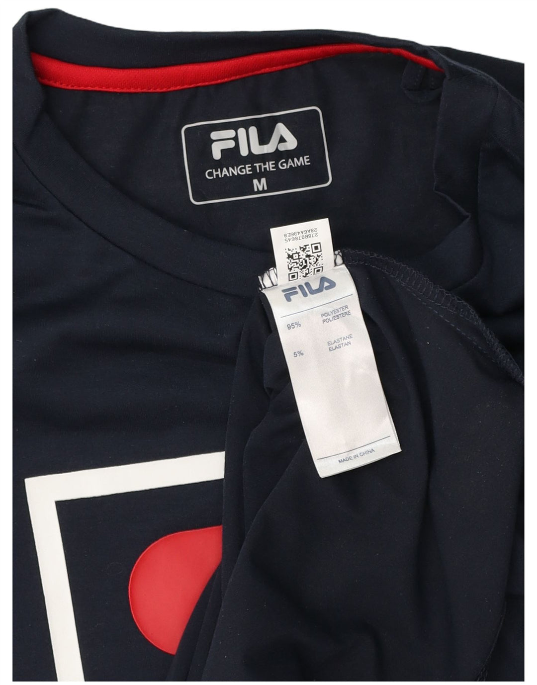 Tricou cu grafică pentru bărbați Fila Top Mediu Bleumarin Poliester