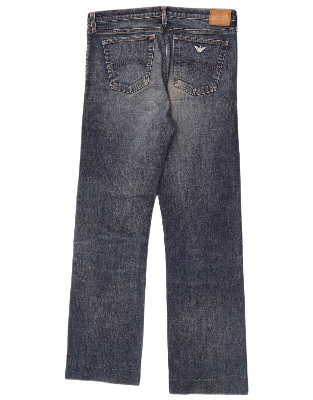 Blugi drepti pentru femei Armani W29 L29 Bumbac albastru