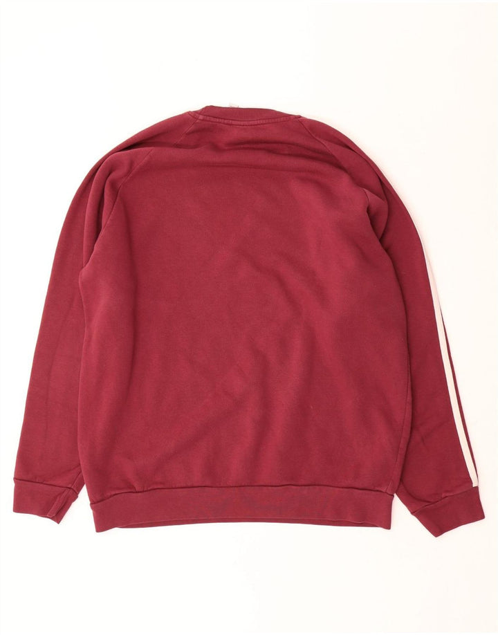 Hanorac pentru bărbați Adidas Jumper Mare Bumbac Burgundy