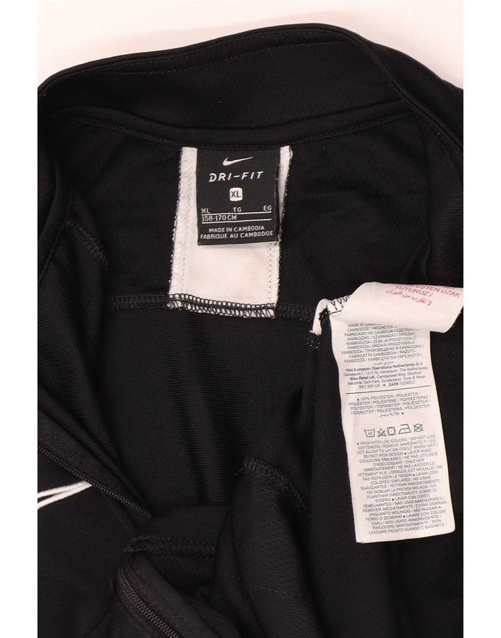 Jachetă de trening pentru băieți Nike 13-14 ani XL Poliester color bloc negru