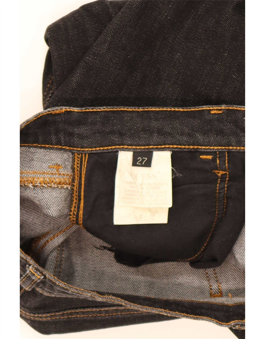 Blugi Guess Bootcut pentru femei W27 L31 bumbac negru