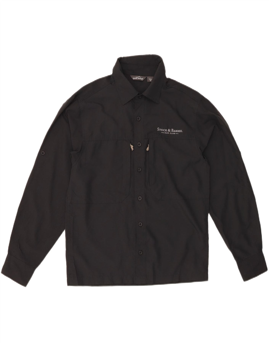 Cămașă grafică pentru bărbați Eddie Bauer XS poliester negru