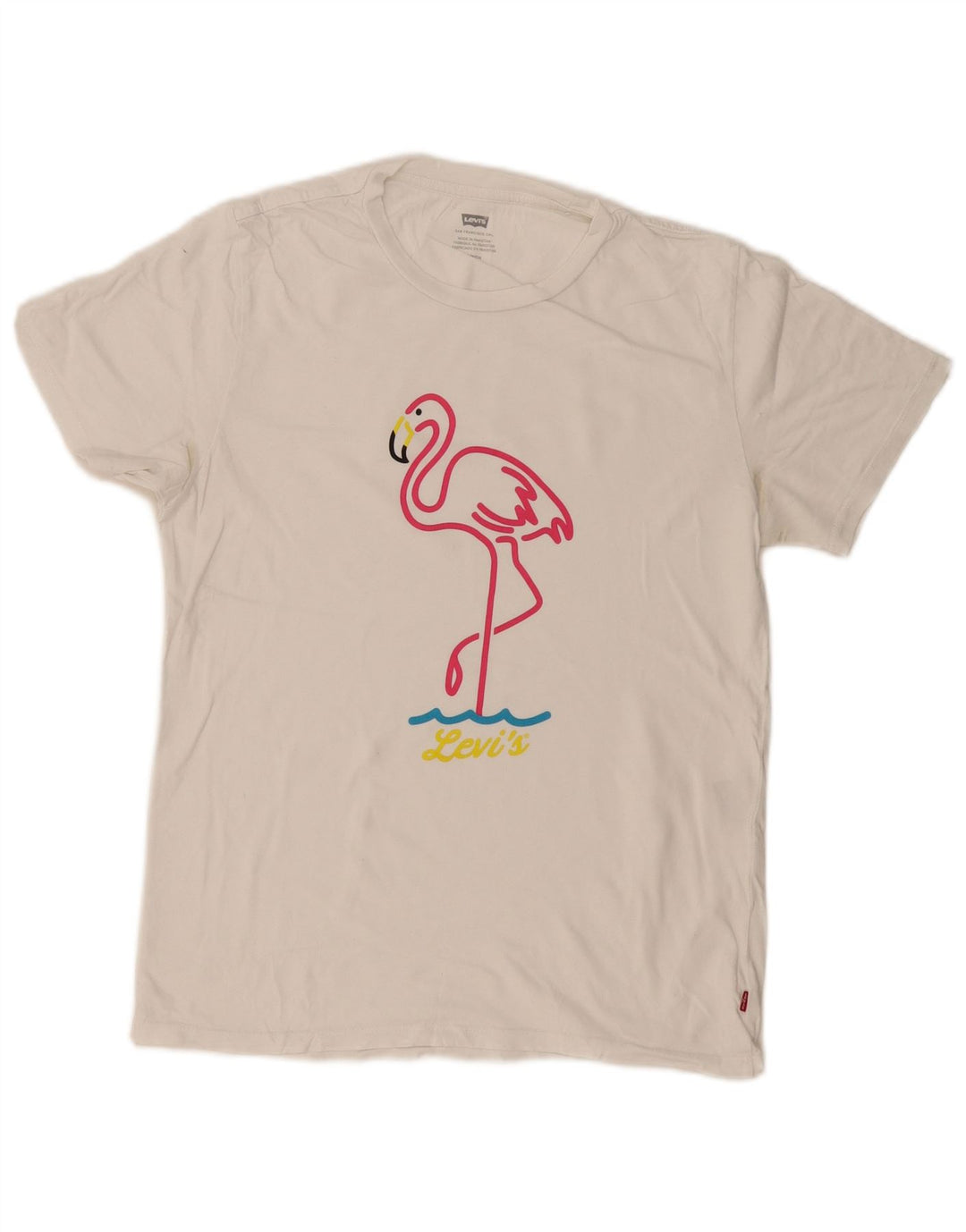 Tricou grafic Levi's pentru femei Top UK 10 Small White