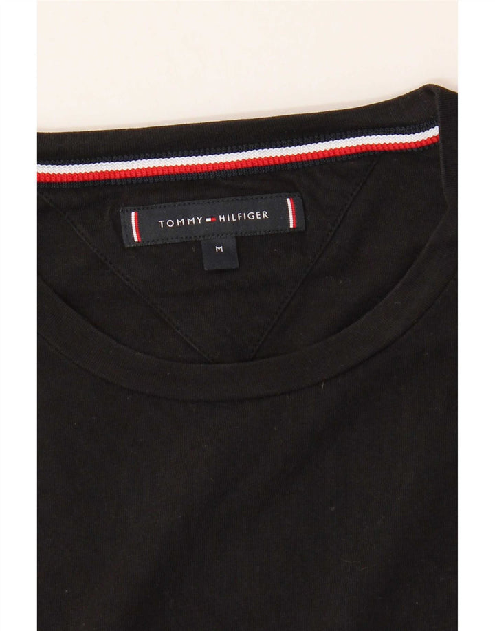 Tricou pentru bărbați Tommy Hilfiger Top Mediu Negru