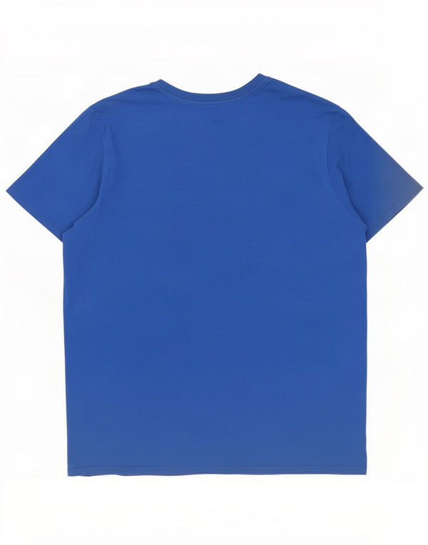 Tricou cu croi atletic Nike pentru bărbați Top XL, bumbac, albastru