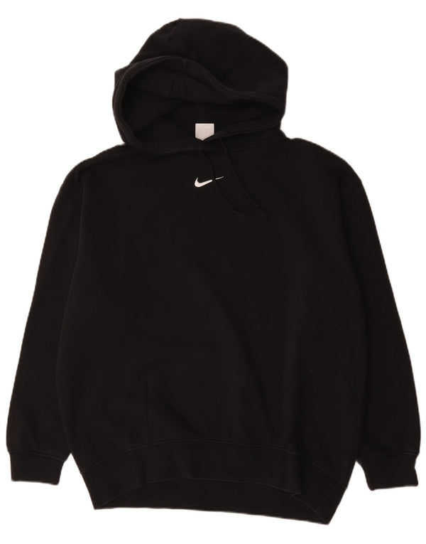 Pulover supradimensionat Nike pentru bărbați, bumbac, negru