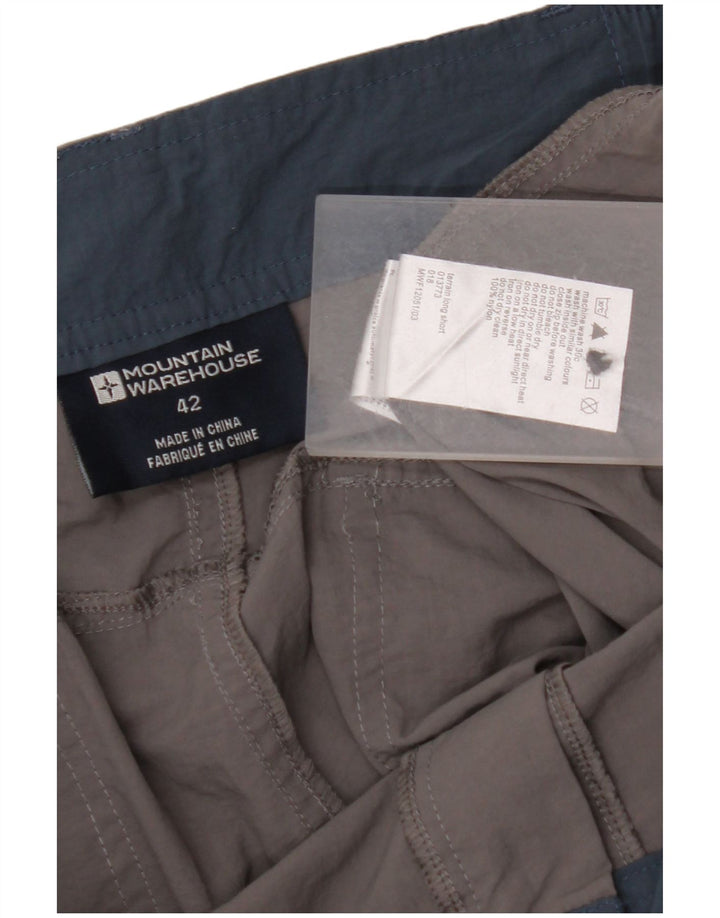 MOUNTAIN WAREHOUSE Bermude pentru bărbați Cargo W42 2XL Nylon gri