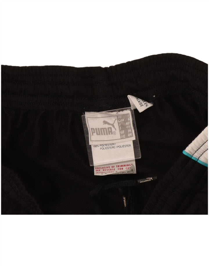 Pantaloni de trening PUMA pentru femei UK 14, mare, negru, poliester color bloc
