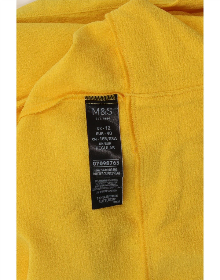 Rochie schimbătoare pentru femei Marks & Spencer UK 12 Poliester galben mediu