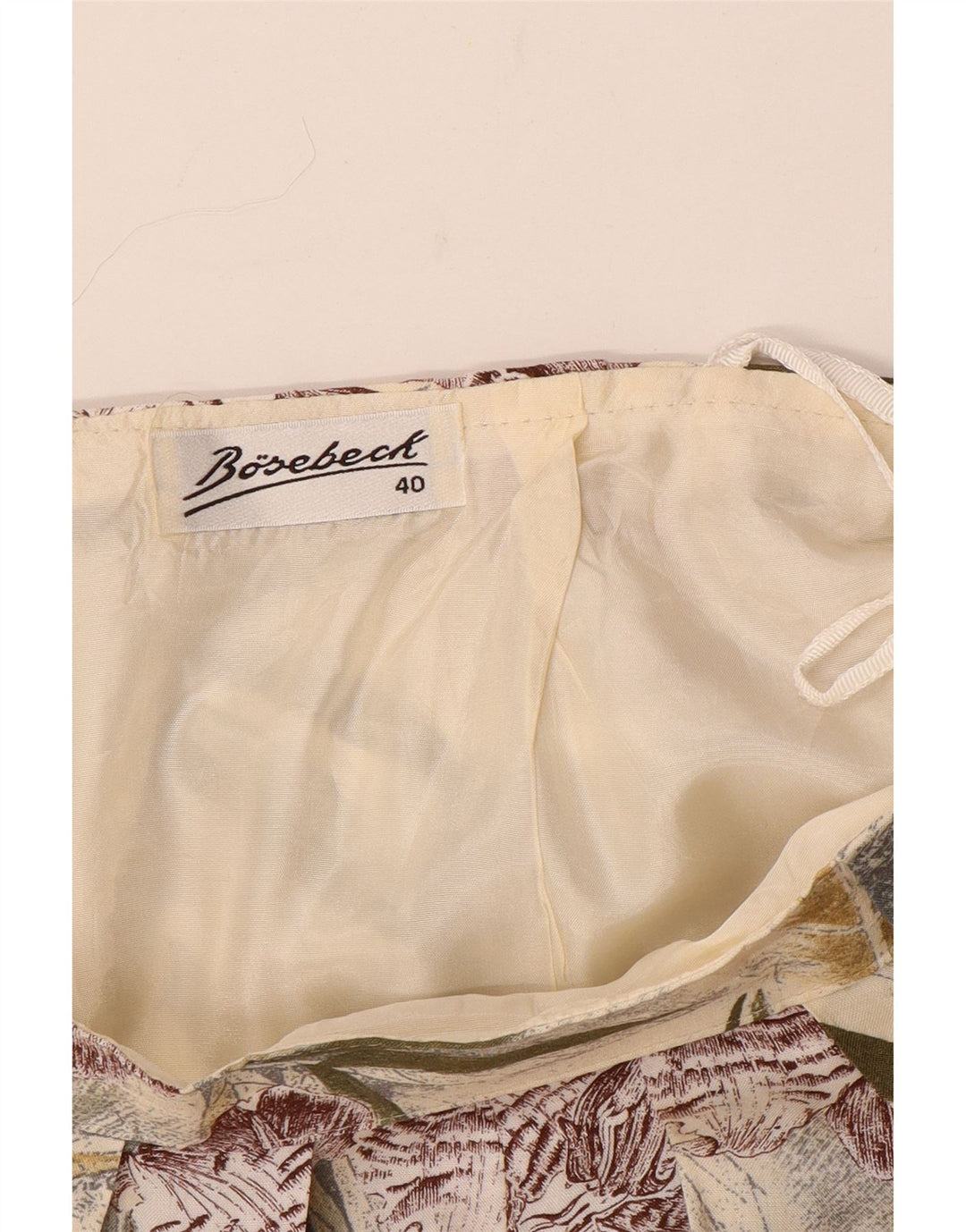 Fusta Plisată Vintage Femei EU 40 Medium W30 Multicolor Floral