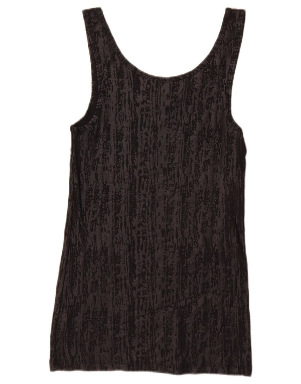 Vestă pentru femei MOSSIMO UK 12 Medium Black Animal Print Bumbac